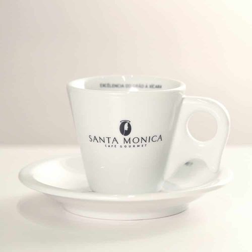 Xícara com Pires Bird 80ml - Café Santa Monica