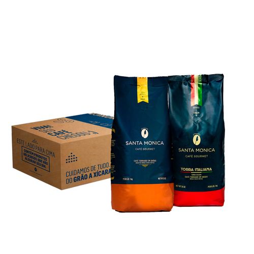 Kit 2 Grãos 1kg - Torra Italiana e Gourmet