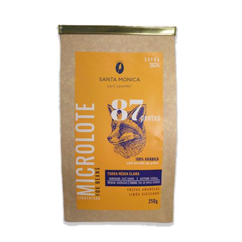 Café Gourmet Microlote Fox Beans 87 Pontos em Grão 250g