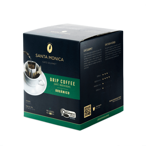 Drip Coffee Gourmet Orgânico 100g - Café Santa Monica