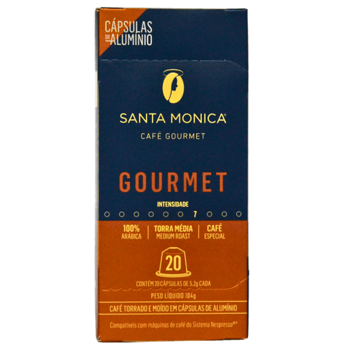 Café Especial 82 pontos 20 Cápsulas Nespresso - Santa Monica