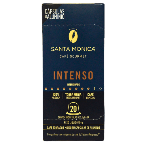 Café Especial 82 pontos Intenso 20 Cápsulas Nespresso - Santa Monica